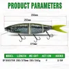 Baits Lures Fishing bait size 350mm Brochet swimming bait connected to floating le giant hard bait part for large bait low pitched Parker Klaus Ghost 230711