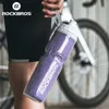 Botella de agua ROCKBROS con aislamiento para bicicleta, agua portátil para deportes, Fitness, correr, Camping, tetera, botella de prensa para bicicleta, accesorios para ciclismo MTB