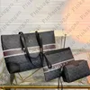 Rosa sugao tygväska axelväska damväskor 3st/set pu läder handväska högkvalitativ handväska med plånbok clutchväska shoppingväska sisi-230706-70 nms-0713-62