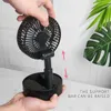 Elektrikli hayranlar yeni usb şarj küçük fan taşınabilir dış mekan mini yaratıcı masaüstü ofis katlanır teleskopik fan