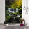 Tapisseries bois rivière cascade tenture murale tapisserie tenture murale décoration artistique