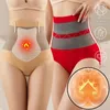 Women's Shapers High Waist Flat Belly Panties Seamless Women Winter Thermal Underwear Shaper