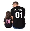 Bijpassende outfits voor het hele gezin Mode Bijpassende kleding voor het hele gezin Vader Dochter T-shirts Family Look PAPA en PAPA'S MEISJE 01 Papa en ik Bijpassende outfits 230711