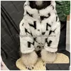 Dog Apparel Autumn Winter Puppy Clothes Cat Sweater Jacket Luxury Designer Pet Fashion Rabbit Fur Coat For Drop Delivery Home Garden Dhfug