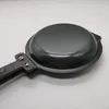 Pans Double Sided Pancake Pan Frying Pot Nonstick Cookware for Kitchen Omelet Steak Ham Stove Utensils Cooking 230711