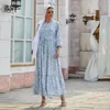 Etniska kläder Eid Abaya Dubai Turkiet Muslim Hijab Klänning Chiffong Abayas För Kvinnor Turkiska Klänningar Mubarak Islam Vestidos Musulmanes