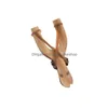 Party Favor Ups Fidget Toys Wooden Material Slings String Fun Traditional Kids Outdoors Catapt Interesting Hunting Props Drop Delive Dh8Kw