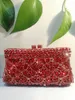 Evening Bags Mini White Blue Women Big Stones Clutch s Minaudiere Wedding Bridal Floral Handbags Party Purses Bag Red 230711