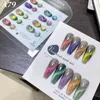 Vernis à ongles 9D Sparkly Sky Magnetic Gel Purple Blue Holographic Cat Magic Soak Off UV Magnet Art 230712