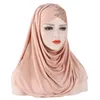 Vêtements ethniques 1PC femmes paillettes Hijab une pièce foulard Wrap musulman châles islamique couverture écharpe écharpes pour dames