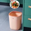 Waste Bins Waste sorting High capacity flap press Ring press Garbage bin Snap cover Household basic waterproof garbage bin 230711