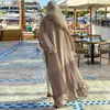Etniska kläder Mode Abaya Muslim Kvinnor Kofta Robe Gilbab Ramadan Kjol Saudiarabien Kimono Islamikabu Plus Size Kaftan