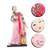 Presentpappersfigur koreansk Hanbok Hantverksdekoration Figur Skrivbordsskiva Stil Hantverk Bordsskiva Traditionell