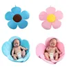 NonSlip Bath Mats Baby Shower Blooming Flower born Bathtub Foldable Lotus Cushion Skin Bath Pad Play Mat Portable Bath Tub Soft Seat 80cm 230712