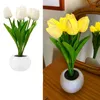 Dekorative Blumen LED leuchtender Tulpenstrauß Künstliche gefälschte Tulpenblume für Muttertag, Geburtstag, Hochzeit, Party, Dekoration, Geschenk, Zuhause