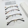 Selling vintage optical glasses rimless lens pilot frame glasses business fashion avant-garde decorative eyewear model 50011U