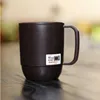 Mugs coffee cups plastic coffee cups microwave handle 330ml drinking cup high temperature resistance shape optional R230712