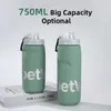 water bottle Bicycle Water Bottle 620/750ml Outdoor Sports Cup Fitness Running Riding Camping Hiking Kettle Leak-proof Handle Dust Cover