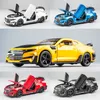 ダイキャストモデルカー1 32アロイダイキャストカーモデルカマロプルバックサウンドライトキッズおもちゃカーコレクション子供ギフト230711