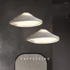 Lampes suspendues nordique Wabi Sabi personnalisé Design créatif Restaurant Led décoration intérieure salon luminaires