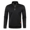 Hommes Pulls Hiver Polaire Col Roulé Swewatshirts Manteau Demi Fermeture Éclair Chaud Pull Qualité Mâle Mince Tricoté Laine 230711