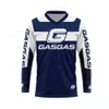 Cykelskjortor Toppar MTB GasGas Enduro Motorcykel Mountain Bike Team Downhill Jersey Offroad DH MX Cykel Lokskjorta Cross Country Mountain 230712