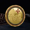 Arti e Mestieri Commercio all'ingrosso di oro placcato argento rilievo tridimensionale stampa a colori medaglie commemorative collezione monete nuove