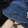 Hoeden met brede rand Emmerhoeden Retro Vintage Denim Emmerhoed Unisex Volwassenen Emmerhoeden Katoen Lichtgewicht x0712