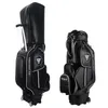 Golf Bags PGM Man Trolley PU Bag Wheels Male Standard Ball Cart Club Bag Sport Portable Large Capacity Golf Bag With Wheelroof Golf Bag 230711