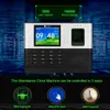 Recognition System Wifi RFID 2 8inch Biometric Fingerprint Time Attendance TCP IP USB Office Check in Realand Clock Free Software 230712