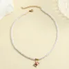 Pendant Necklaces Sweet Candy Gold Color Imitation Pearl Necklace For Women Stainless Steel Clasp Collars