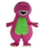 2018 Factory Outlets Beruf Barney Dinosaurier Maskottchen Kostüme Halloween Cartoon Erwachsene Größe Kostüm261m