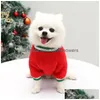 Odzież dla psów świąteczne ubrania dla kotów polar ciepły kostium dla małych zwierząt kurtka dla szczeniaka płaszcz dwie nogi odzież Teddy pudel bichon pomerani Dhnlu
