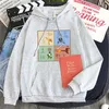 Sweats à capuche pour hommes Drôle Anime Avatar Le Dernier Maître de l'Air Eau Terre Feu Air Logo Pull Mode Hiver Manches Longues Patchwork Sweat