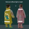 Cute Kids Raincoat Waterproof Children Dinosaur Unicorn Rain Poncho Raincoat et Student RainWear Camping Travel Raincoat L230620