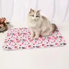 Square Pet Kitten Puppy Non-slip And Leak-proof Sleeping Pad Nest Pad Cat Bed Cushion Warm Pet Mat Cat Dog Puppy Bed