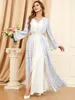 Ethnische Kleidung, islamisches Kleidungsset, 2-teilig, marokkanisches Takchita-Kaftan, Party, Abend, Hochzeit, arabisches Kleid, muslimische passende Outfits, Ramadan Abaya