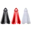 Женщины Tulle Cloak Costumes Costumes Cosplay Party Partice Witch Capes256h