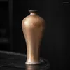 Vases Household Light Luxury Small Vase Retro Hydroponic Dried Flower Insert Living Room Office Desktop Ceramic