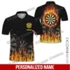 Herenpolo's PLstar Cosmos Gepersonaliseerde naam Darts 3D All Over Printed Premium herenpoloshirt Zomer Street Casual Shirt met korte mouwen WK60 230712