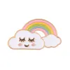 Cute Enamel Rainbow Cloud Brooch Pins Cartoon Lapel Pin for Women Men Top Dress Cosage Fashion Jewelry Will and