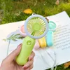 Electric Fans Handheld Pocket Fans USB Charging Lazy Fan Desktop Mini Fan Portable Dormitory Home Gift Student Outdoor Travel Mini Fan