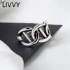 Livvy Wysoko jakościowa moda Srebrna łańcuch srebrnych kolorów Regulowane pierścienie dla kobiet hurtowa biżuteria 2021 Trend
