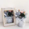 Forever White Rose Green Букеты Everlasting Rose Ceserved Gift Gift Bag Рождество День Святого Валентина Подарки по случаю дня рождения