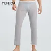 Mannen Broek YUFEIDA Mannen Sexy Sheer See Through Heren Transparante Broek Mannelijke Mesh Gaas Pyjamabroek Nachtkleding Underpant