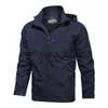 Men's Jackets Winter Men Outdoor Waterproof Jacket Plus Size Windbreaker Rain Coat Breathable Fishing Camping Tactical Jackets Male Clothing J230713