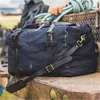 Duffel Bags Rugged Twill Duffle Bag Travel Hand Luggage Desinger Overnight Weekender Men Crossbody Canvas Shoulder