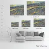 Handgemaakte Vincent Van Gogh Olieverf Laboureur Dans Un Champ Modern Canvas Art Modern Landschap Woonkamer Decor