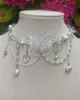 Fairycore Butterfly Necklace Y2K indie smycken pixie cottagecore pärlhaltig choker halsband l230704