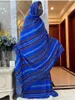 Ropa étnica llegadas vestido sin mangas de verano de algodón para mujer con bufanda extendida de una pieza African Dashiki Maxi Lady Robe Vestidos sueltos